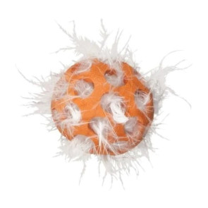 JW Catcation Feather Cat Ball Toy