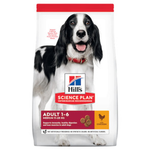 Hill's Science Plan Chicken Medium Adult Dog Food -12kg