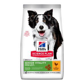 Hill's Science Plan Senior Vitality Medium Adult Dog Food-12kg
