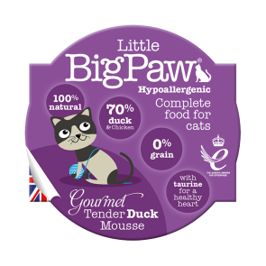 Little Big Paw Gourmet Duck Mousse Cat Food