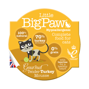 Little Big Paw Gourmet Turkey Mousse Cat Food
