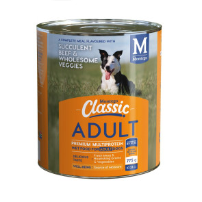 Montego Classic Succulent Beef & Wholesome Veggies Canned Dog Food