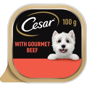Cesar Gourmet Beef Wet Dog Food - 100g