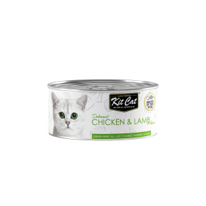 Kit Cat Deboned Chicken & Lamb Aspic Adult Cat Wet Food - 80g