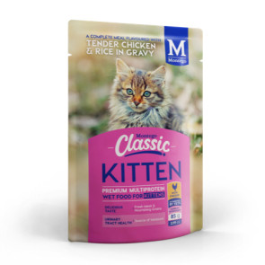 Montego Classic All Breed Chicken & Rice in Gravy Kitten Food Pouch