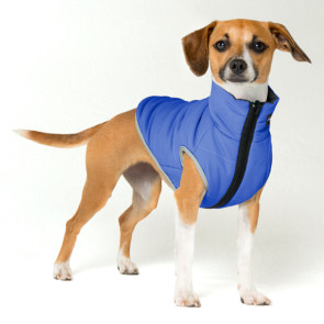Rogz PufferSkin Dog Jacket - Blue