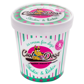 Cool Dog Vroomin Venison and Coconut Dog Ice Cream