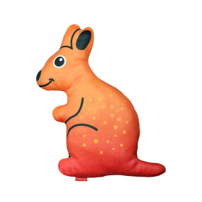Red Dingo Durables Plush Dog Toy - Kath the Kangaroo