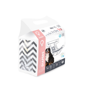 M-Pets Female Dog Diapers-XXL