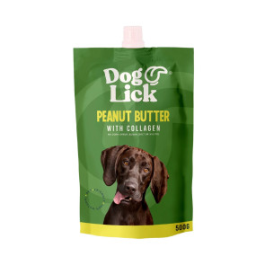 Dog Lick Peanut Butter with Collagen Dog Treat - 500g