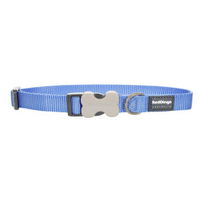 Red Dingo Dog Collar - Mid Blue-S