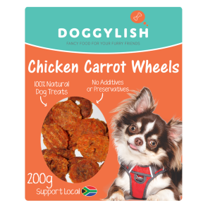 Doggylish Chicken Carrot Wheels Dog Treats
