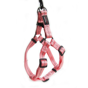 Dog's Life Reflective Supersoft Webbing Step-in Dog Harness-Pink