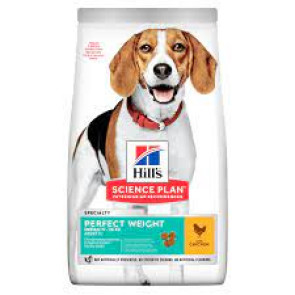 Hill's Science Plan Perfect Weight Chicken Medium Adult Dog Food -12kg