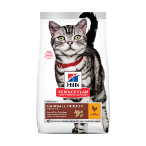 Hill's Science Plan Adult Hairball Indoor Chicken Cat Food