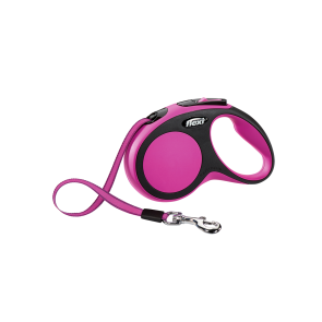 Flexi Comfort Retractable Tape Dog Lead - Pink