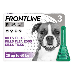 Frontline Plus Large Dog 20-40kg Tick & Flea Treatment