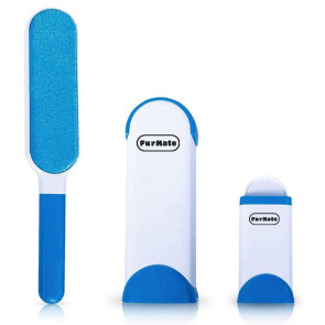 FurMate Reusable Pet Hair Remover with Self Cleaning Base