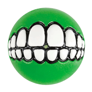 Rogz Grinz Ball Treat Dog Toy-Lime