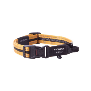Rogz AirTech Classic Dog Collar - Burnt Ochre