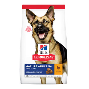 Hill's Science Plan Chicken Large Breed Mature Adult 5+Dog Food-18kg