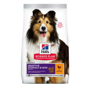 Hill's Science Plan Sensitive Stomach & Skin Chicken Medium & Large Adult Dog Food -12kg
