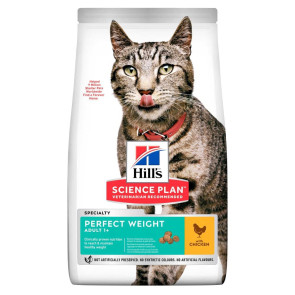 Hill's Science Plan Perfect Weight Chicken Adult Cat Food -2.5kg