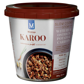 Montego Karoo Ostrich Adult Wet Food Tub Bulk Pack - 12x380g