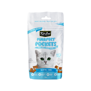 Kit Cat Purrfect Pockets Dental Care Cat Treats-60g