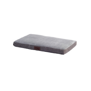 Rogz Lounge Flat Rectangular Dog Bed - Grey
