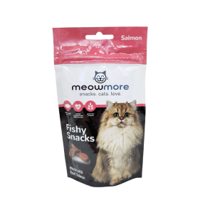 Meow More Fishy Snacks Salmon & Trout Adult Cat Treats - 10 x 35g