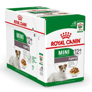 Royal Canin Mini Adult Ageing 12+ Wet Food Pouches -12X85g