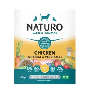 Naturo Chicken with Rice and Vegetables Wet Adult Dog Food