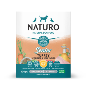 Naturo Turkey with Rice and Vegetables Wet Senior Dog Food