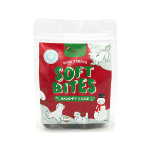 Gizzls Naughty & Nice Christmas Soft Dog Treats - 300g
