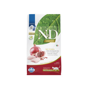 Farmina N&D Prime Grain Free Italian Chicken & Pomegranate Neutered Adult Cat Food