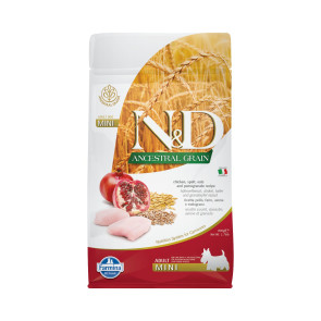 Farmina N&D Ancestral Grain Italian Chicken & Pomegranate Mini Adult Dog Food