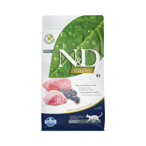 Farmina N&D Prime Grain Free New Zealand Lamb & Blueberry Adult Cat Food