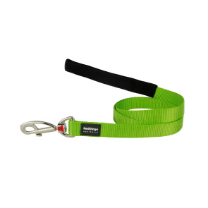 Red Dingo Fixed Dog Lead - Lime