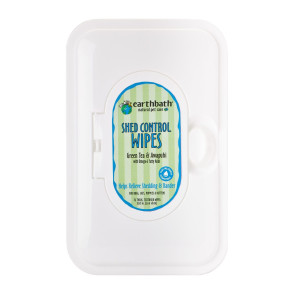 Earthbath Shed Control Green Tea & Awapuhi Grooming Wipes - 72 Wipes