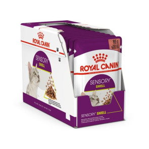 Royal Canin Sensory Smell Morsels in Gravy Adult Cat Food Pouches - 12x85g