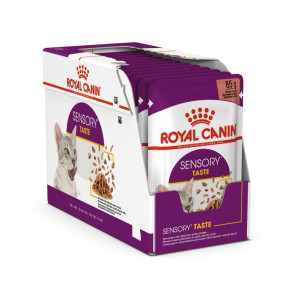 Royal Canin Sensory Taste Morsels in Gravy Adult Cat Food Pouches - 12x85g