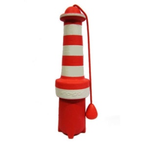 Rogz Lighthouse Dog Toy-Red