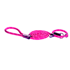 Rogz Rope Moxon Dog Lead-Pink