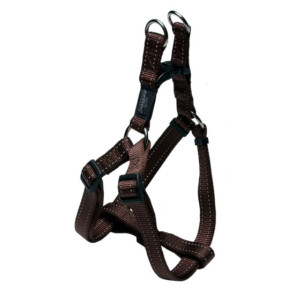 Rogz Utility Step-In Reflective Dog Harness-Brown