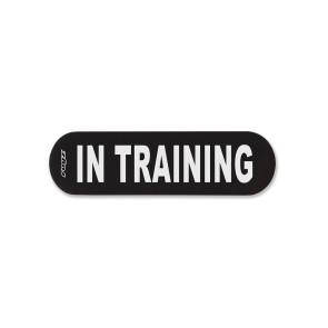 Rogz Personalised Pre-Made Velcro Dog Harness Badge - In Training