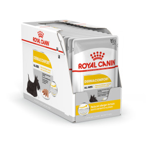 Royal Canin Dermacomfort Adult Wet Food Pouches - 12 x 85g