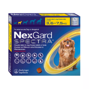 Nexgard Spectra Chewable Tablet - 3.6 - 7.5kg-Single
