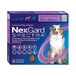 Nexgard Spectra Chewable Tablet - 15.1 - 30 kg-Single