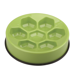M-Pets Anti-scoff Cavity Slow Feeder Bowl - Green
